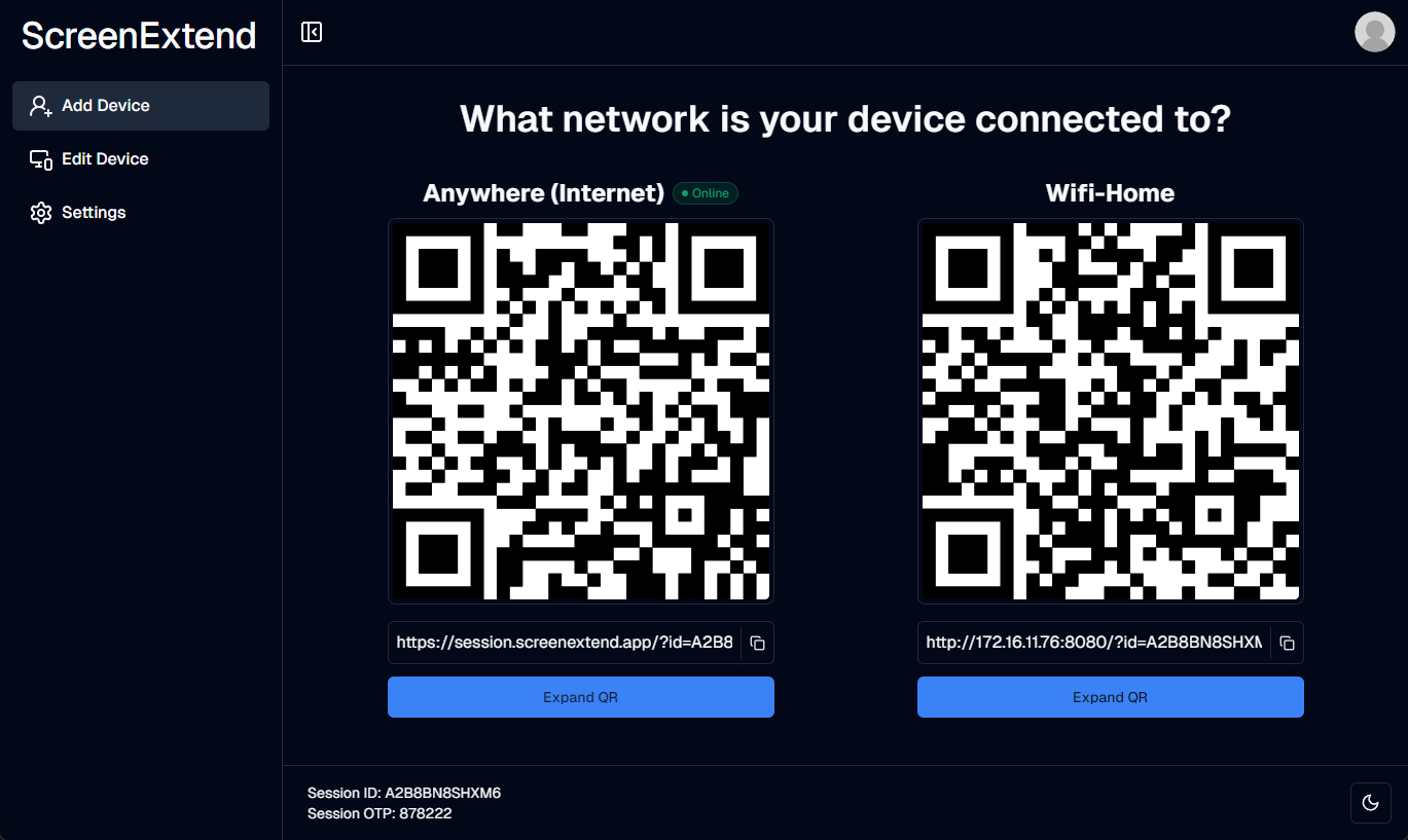 Add a new device